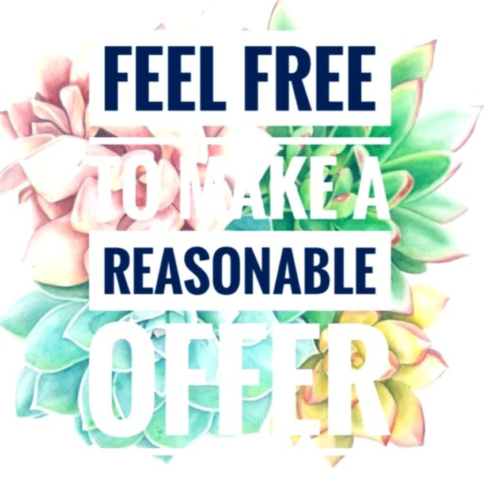 Feel Free to Make  Reasonable Offer